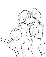 同人誌で使った絵のラフスケッチ