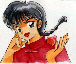 2011年末にDVDラベル用に描いた水彩絵♪